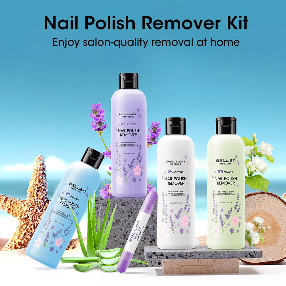 GELLEN lavender and aloe ingredients styled to show soothing nourishment
