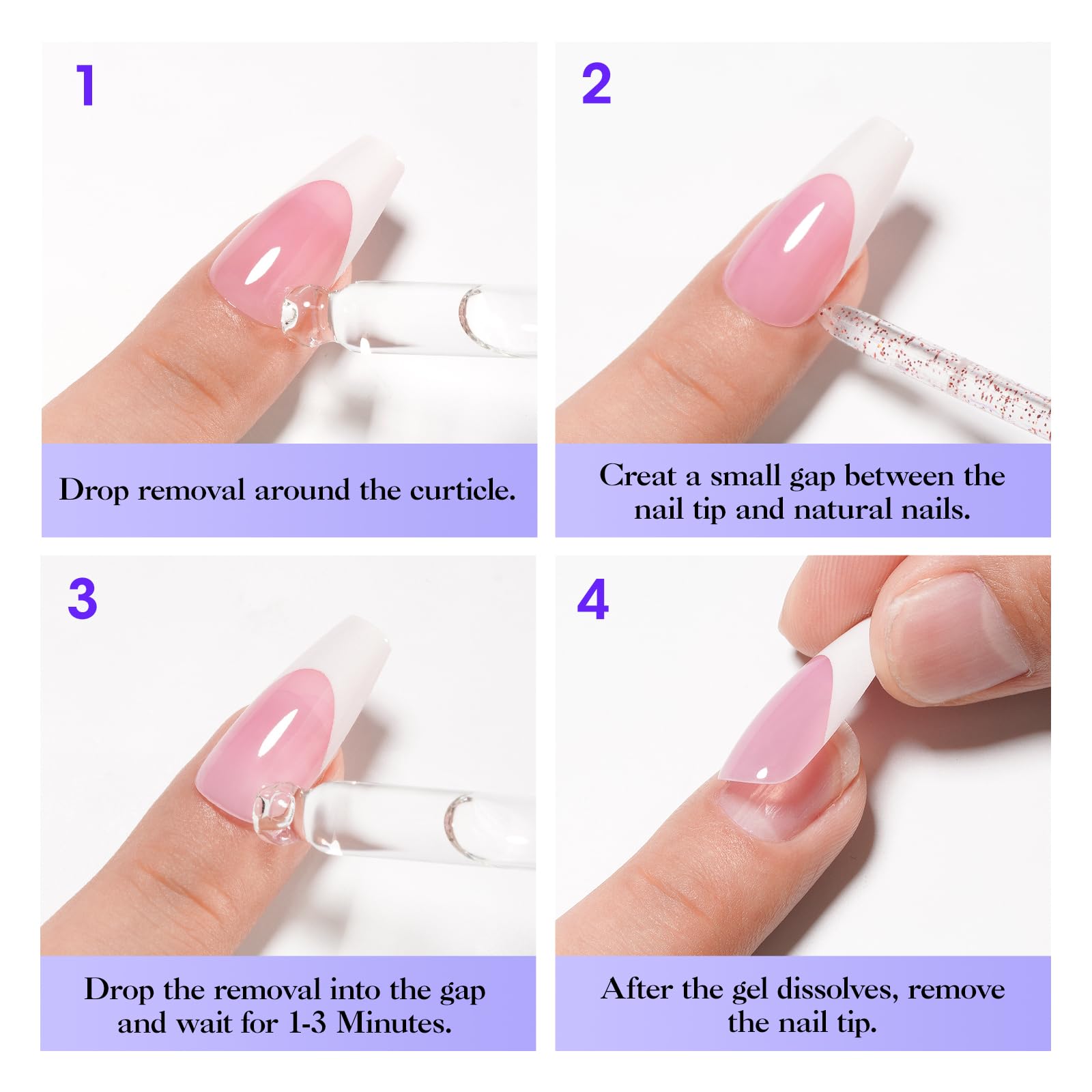 GELLEN bottle staged in bathroom setting implying gentle at-home nail care