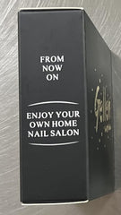 GELLEN kit on a manicure desk with tools, convenient home salon setup