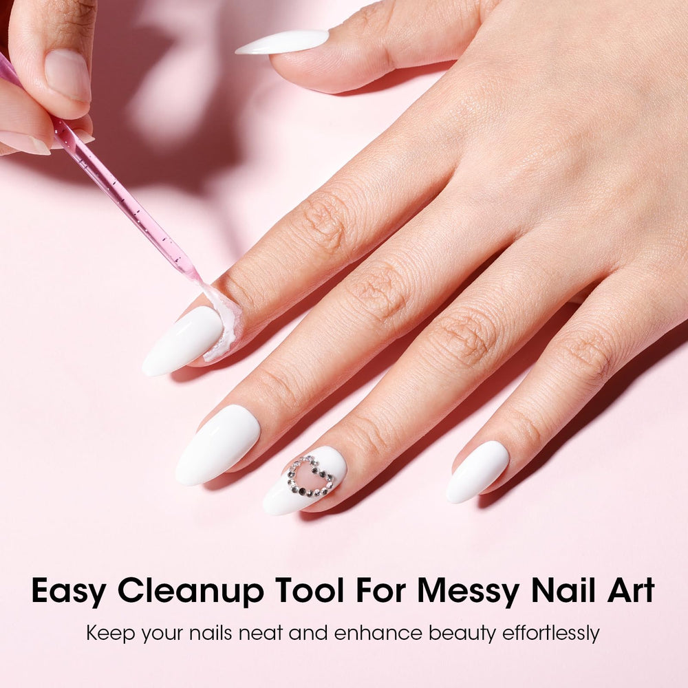GELLEN peeled film closeup showing easy removal and reduced cleanup time