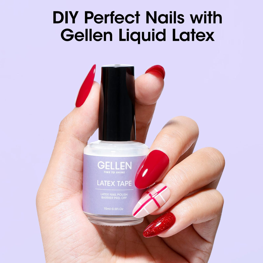 GELLEN latex in a stamping workspace preventing smudges and speeding workflow