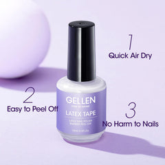 GELLEN dispensed liquid texture showing smooth spread and quick drying