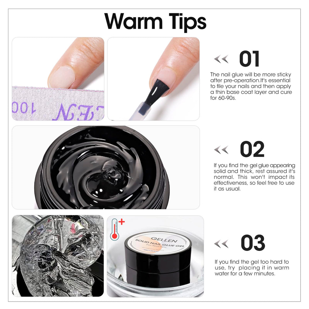 GELLEN 8W mini LED lamp front view curing nails quickly and efficiently