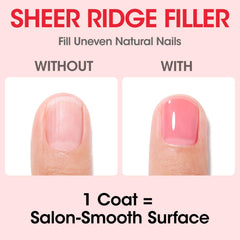 GELLEN texture filling nail ridges to smooth surface and conceal imperfections