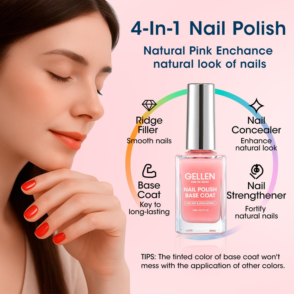 GELLEN no-wipe top coat close-up delivering mirror-like shine and protection