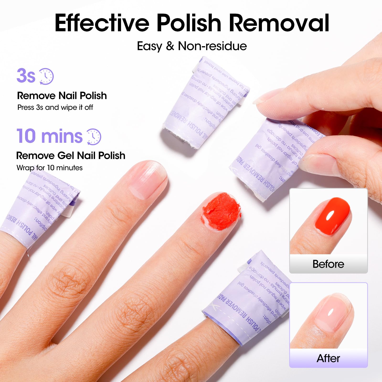 GELLEN pad close-up showing saturated wipe and moisturizing formula benefit