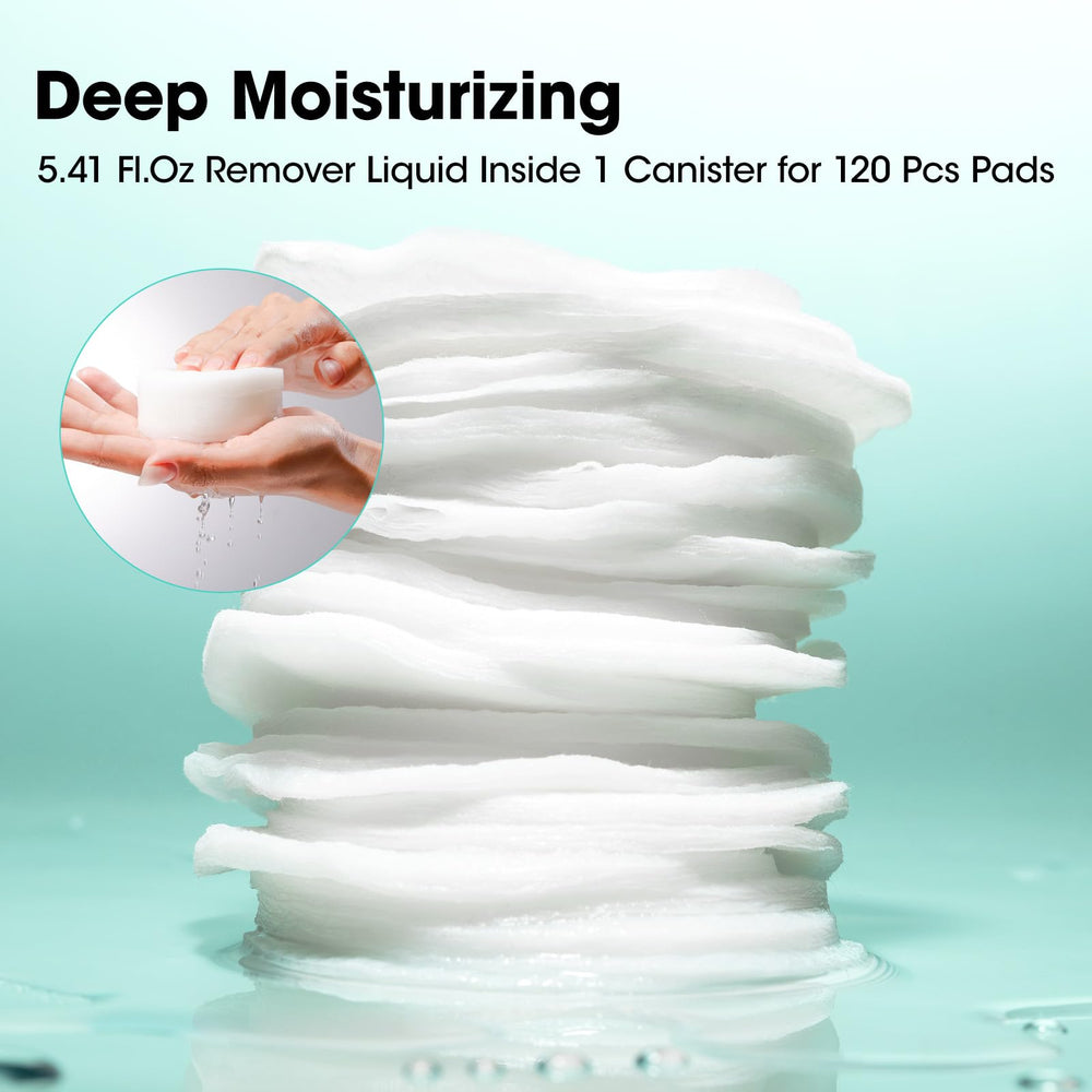 GELLEN pad close-up textured side lifting polish efficiently from nail surface