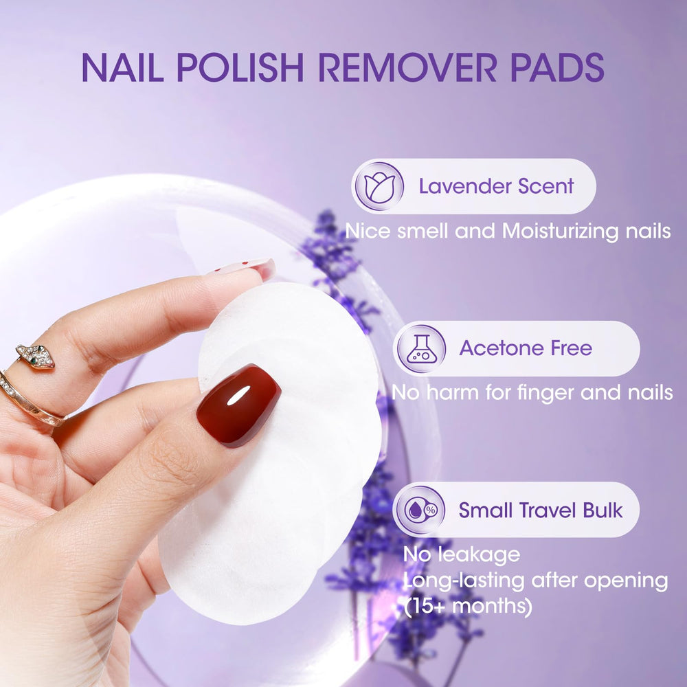 GELLEN pad with lavender scent label emphasizing pleasant fragrance and gentle removal