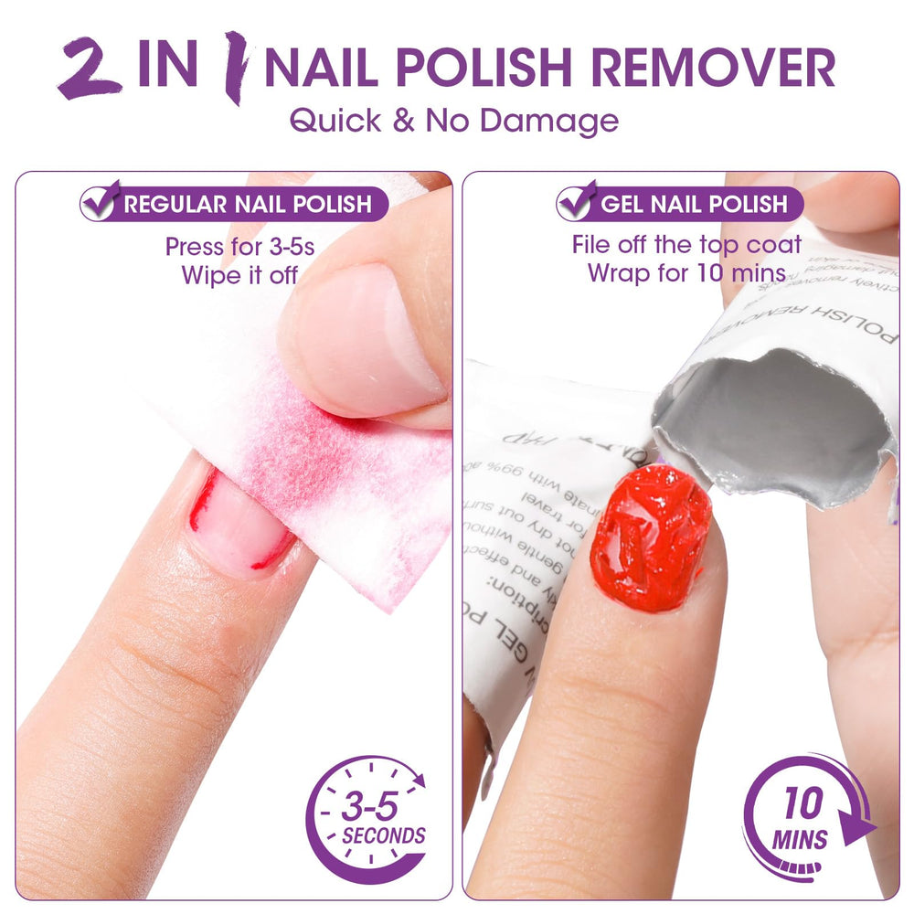 GELLEN pad texture soaked in acetone demonstrating effective dissolving action