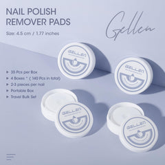 GELLEN pads stored in a travel bag demonstrating leak-free packing benefit