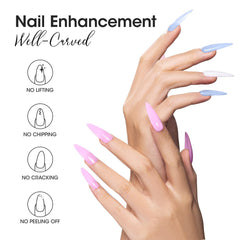 GELLEN arranged pastel shades rose red violet blue-green showing color options for soft manicures