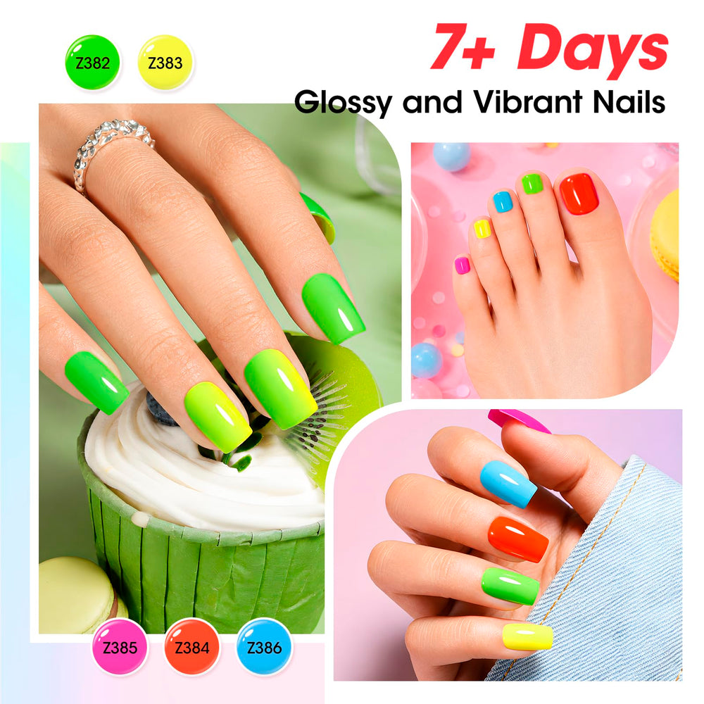 GELLEN polish applied on fingernails in lifestyle scene for bold summer look