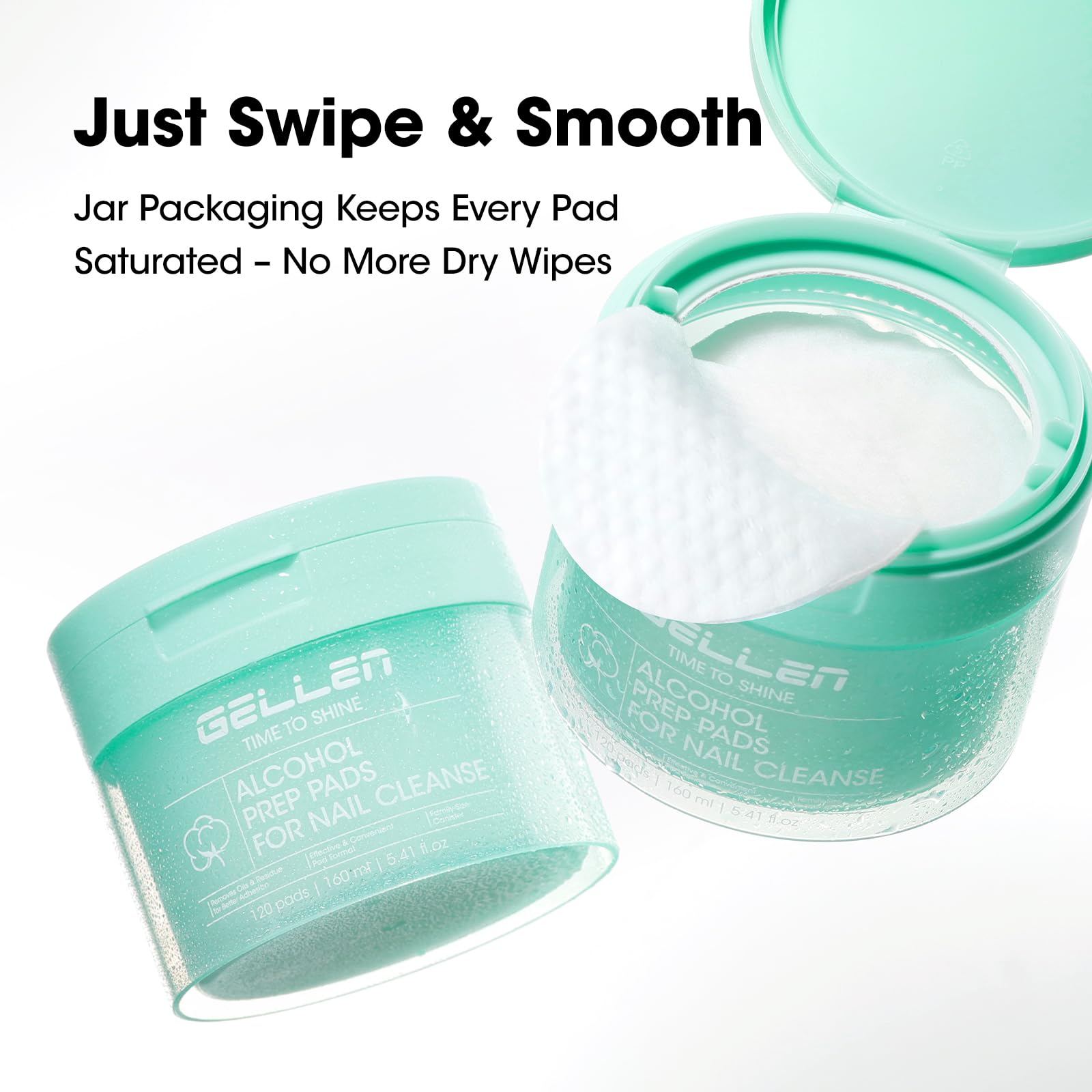 GELLEN close-up textured pad surface showing fibers that lift residue effectively