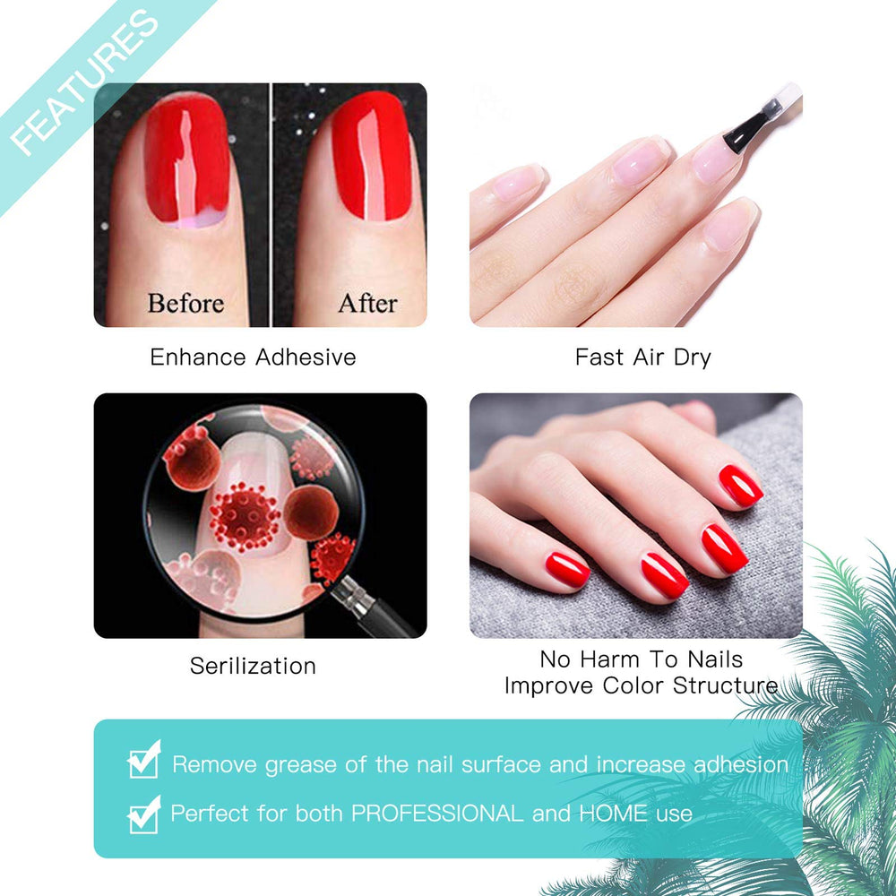 GELLEN primer liquid on nail plate improving adhesion instantly