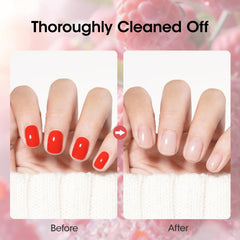 GELLEN label close-up highlighting acetone-free formula and Vitamin E benefit