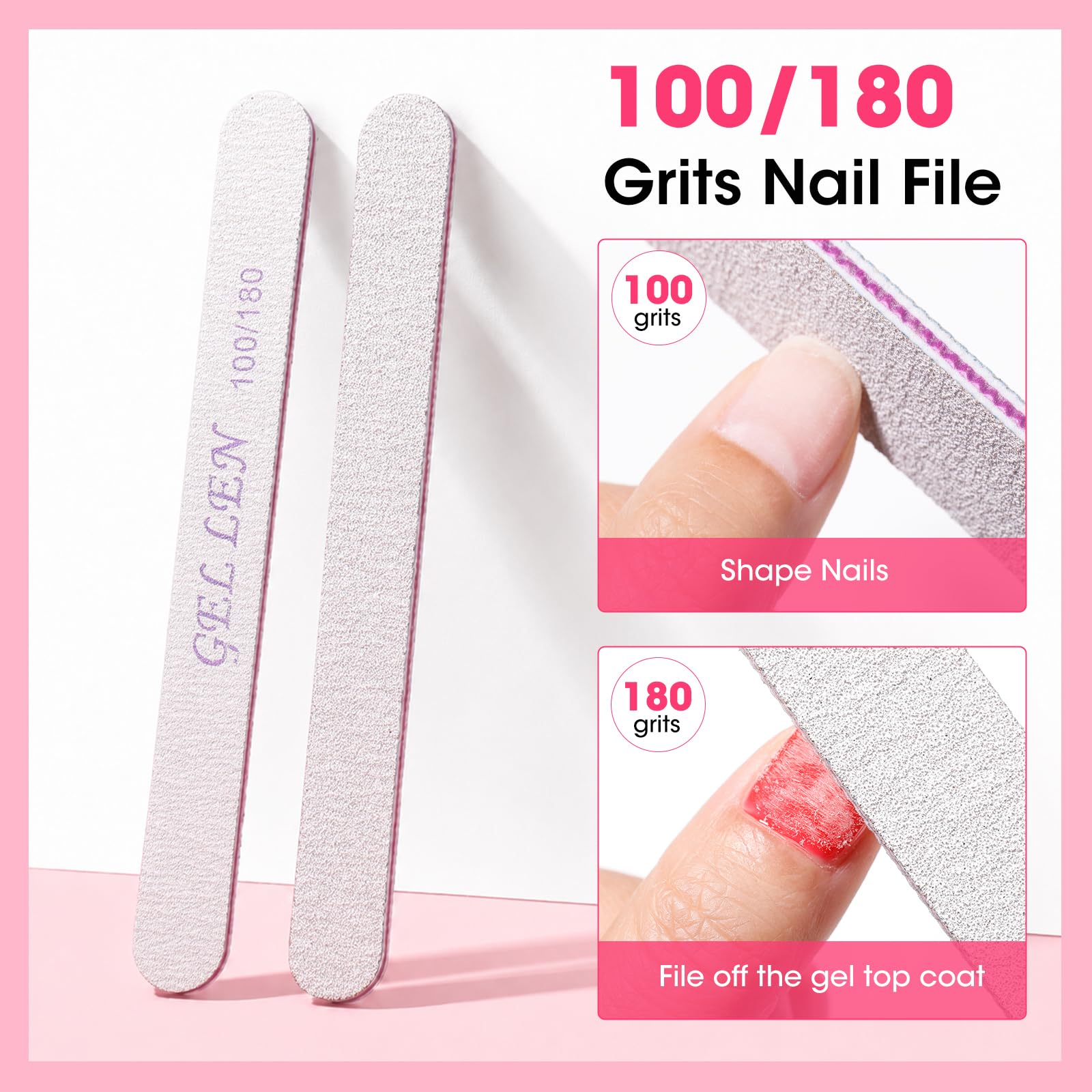 GELLEN kit beside hand to show scale and number of items included