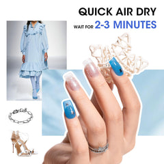 GELLEN manicure lifestyle scene showing polished hands and wearable style