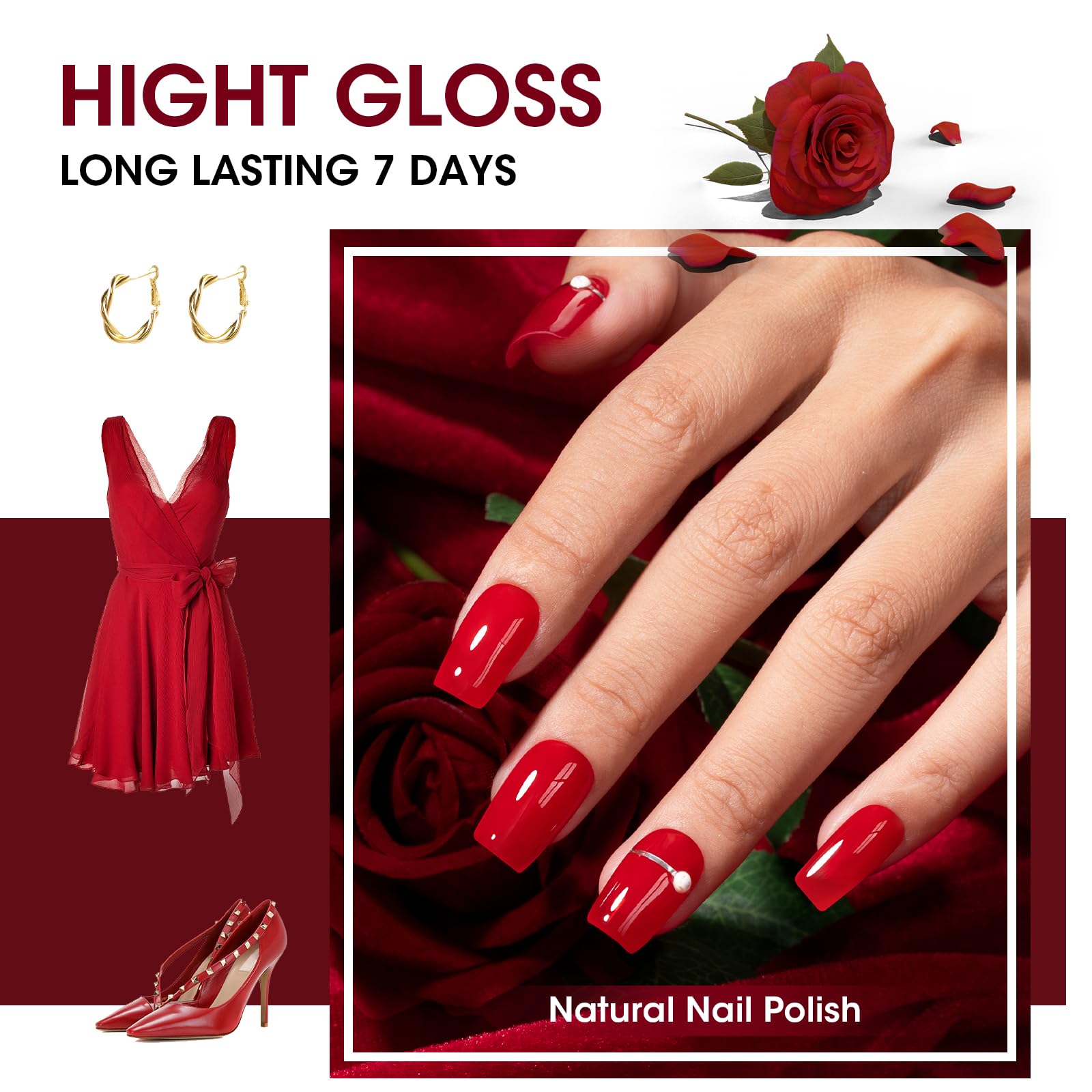 GELLEN single bottle wine red highlighting rich pigment and depth