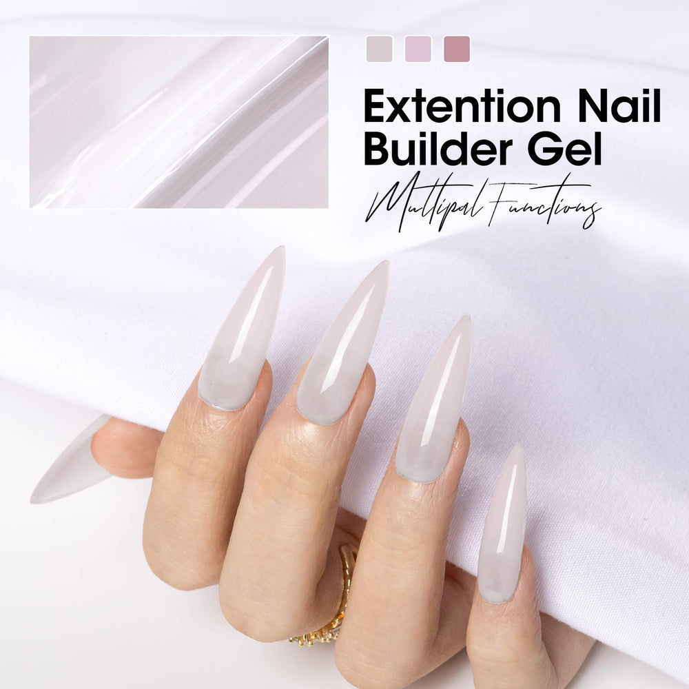 GELLEN texture brush stroke demonstrating self-leveling gel for smooth application