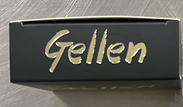 GELLEN gel texture brush stroke demonstrating smooth consistency and coverage