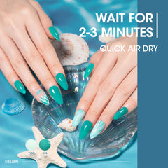 GELLEN glossy nail texture close-up highlighting high-shine finish benefit