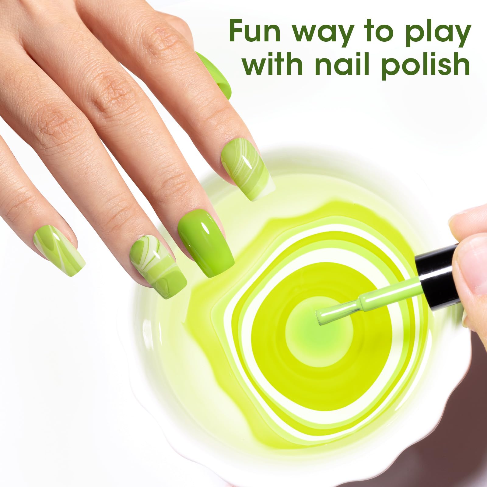 GELLEN polish texture close-up showing glossy finish and chip resistance