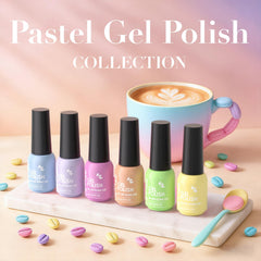 GELLEN close-up of polish texture highlighting self-leveling smooth finish