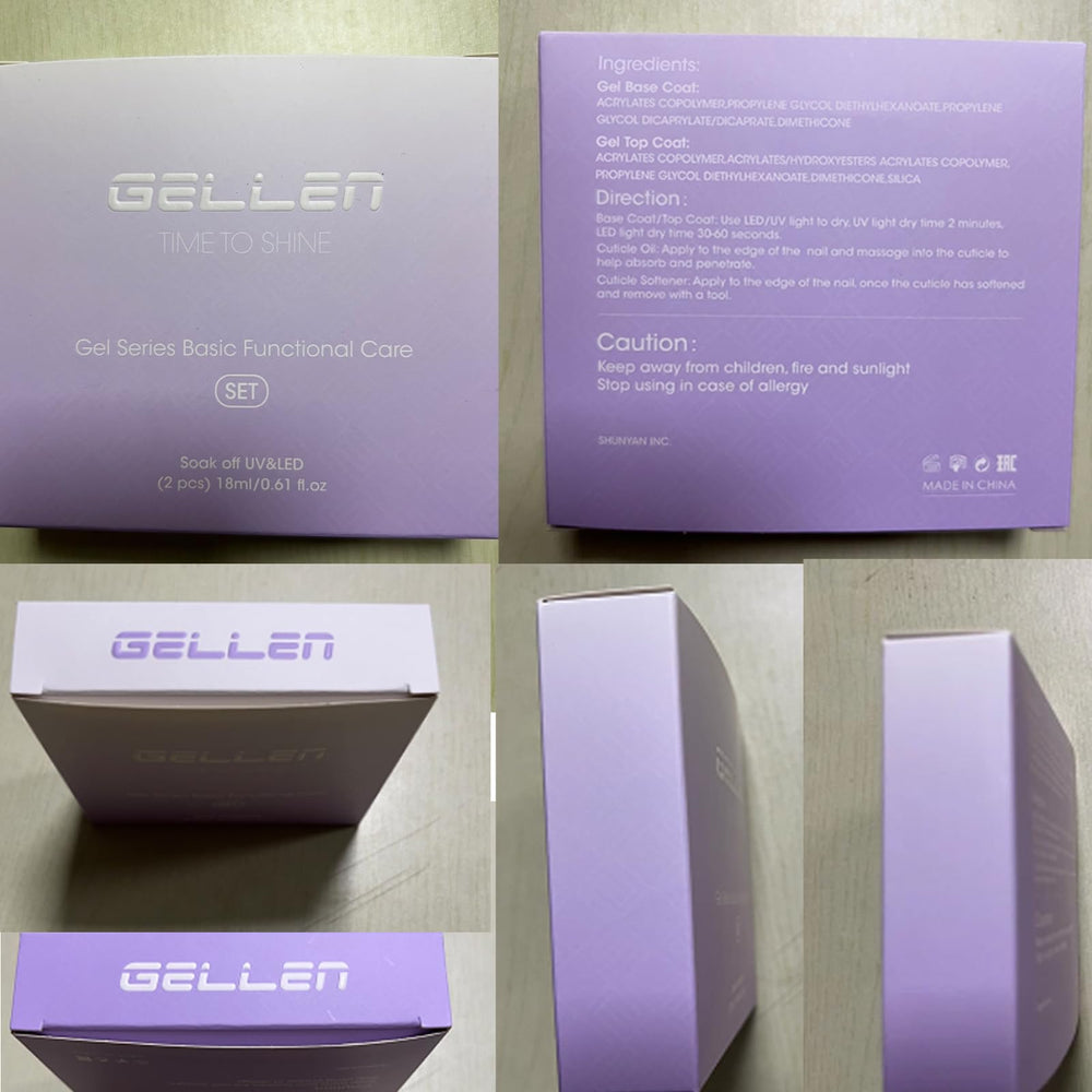 GELLEN set in gift box suggesting perfect present for nail lovers