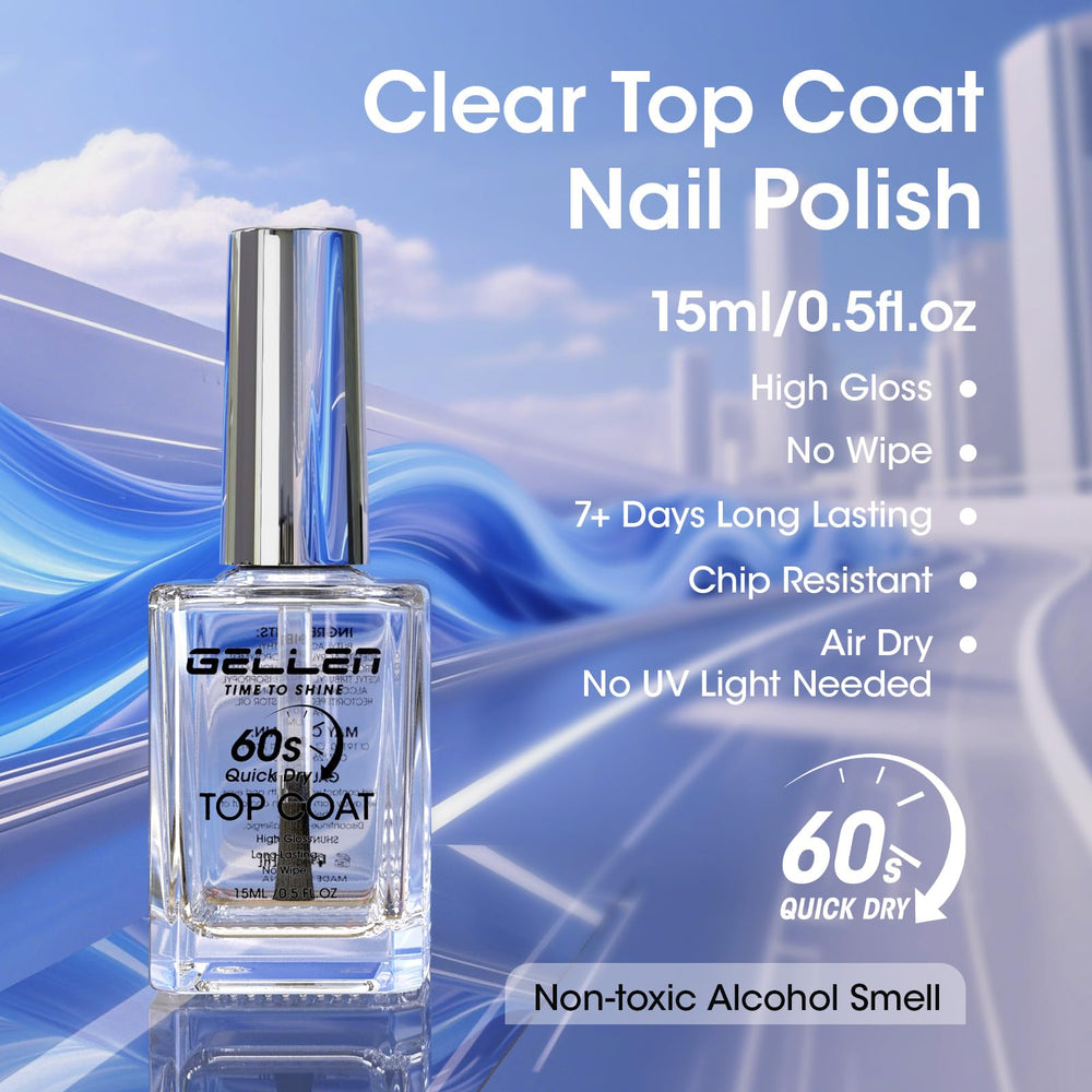GELLEN glossy texture pool showing high-gloss finish and shine