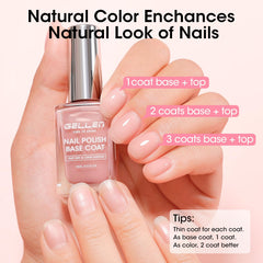 GELLEN top coat reflecting light for a durable mirror-like shine