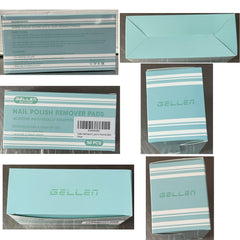 GELLEN wipes packed in travel pouch for convenient on-the-go touch-ups