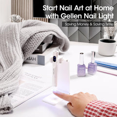 GELLEN white housing detail emphasizing clean design and salon-ready look