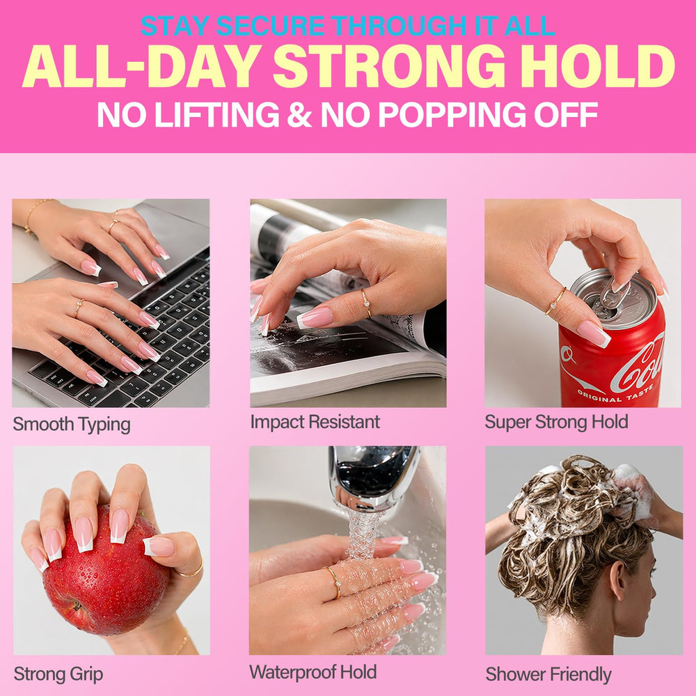 GEL PARTY glue bottle staged with salon tools showing professional compatibility