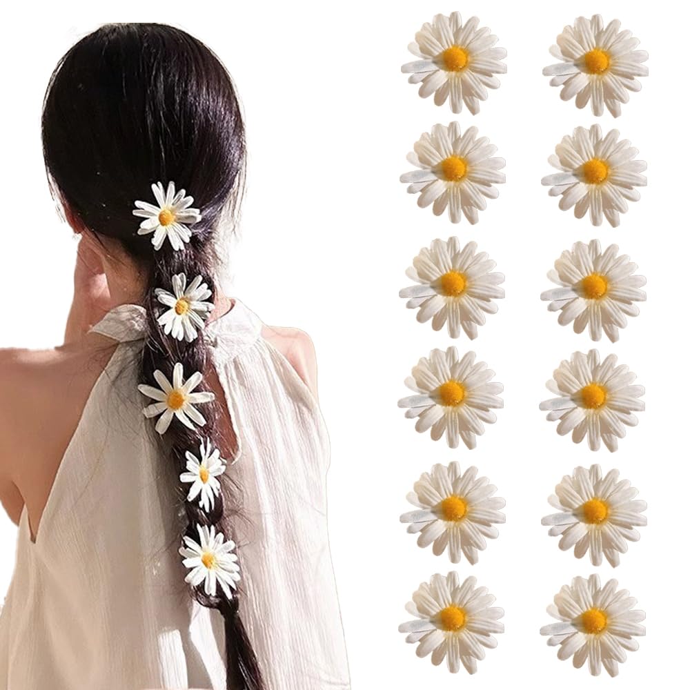 GELXGRIT front view of ten white daisy clips showing kit benefits