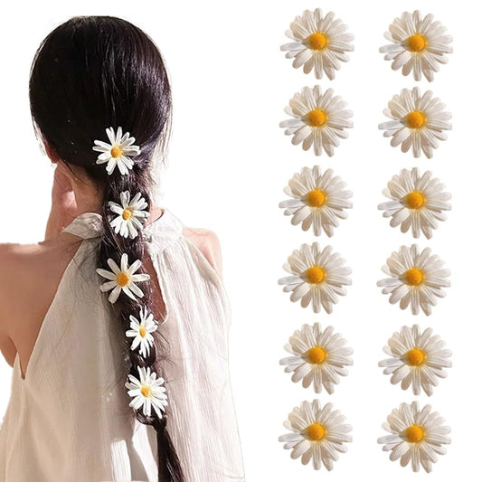 GELXGRIT front view of ten white daisy clips showing kit benefits