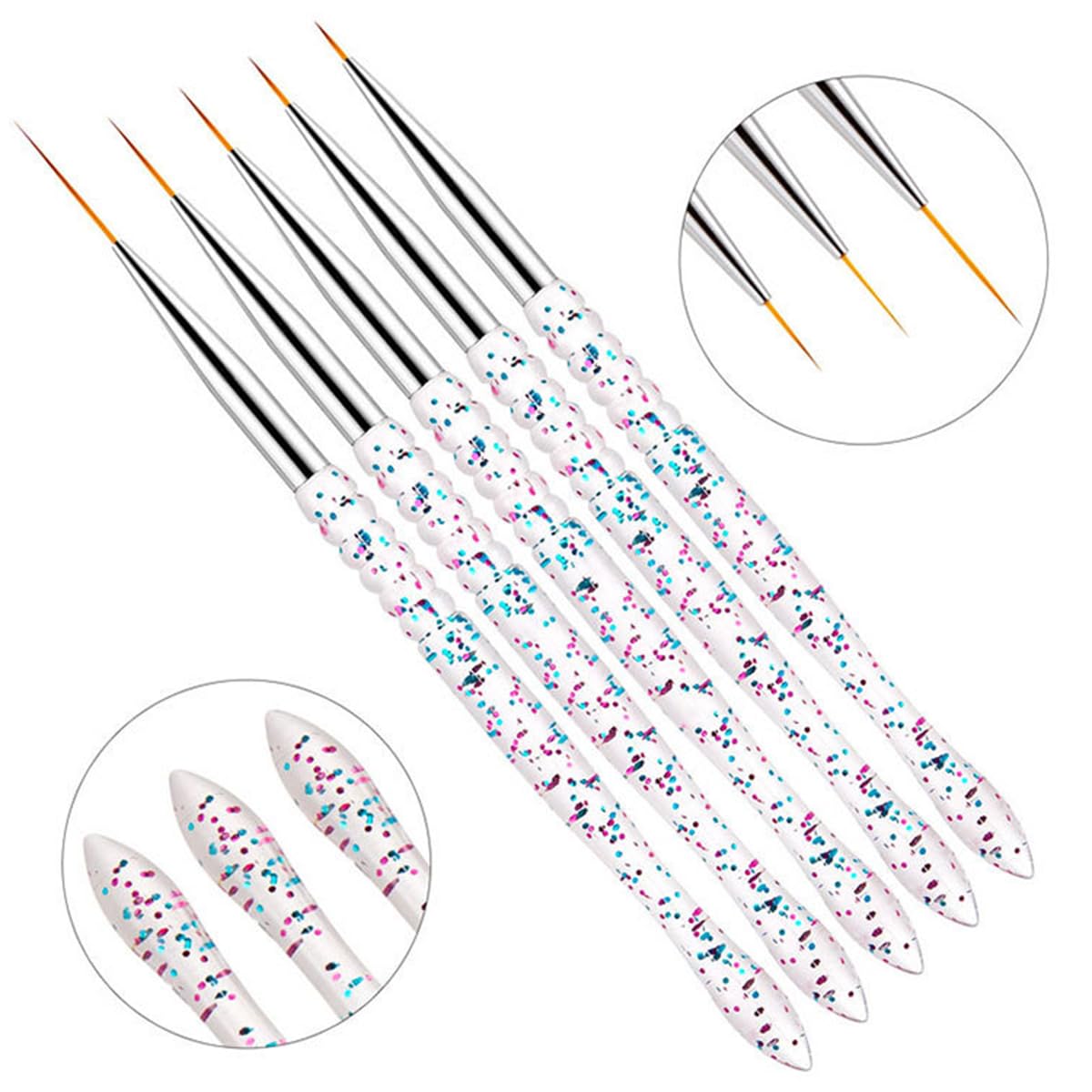 Gembityful stainless-steel ball tips close view showing durable round tips