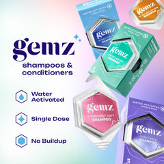 gemz lathering in hands producing rich foam for efficient cleansing