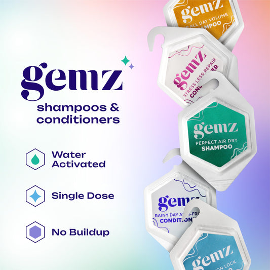 gemz close-up of tablet texture highlighting concentrated formula benefit