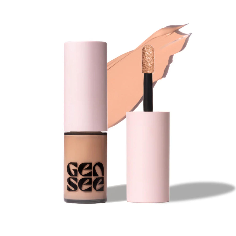 GEN SEE front packaging shot showing Linen shade and compact design benefit
