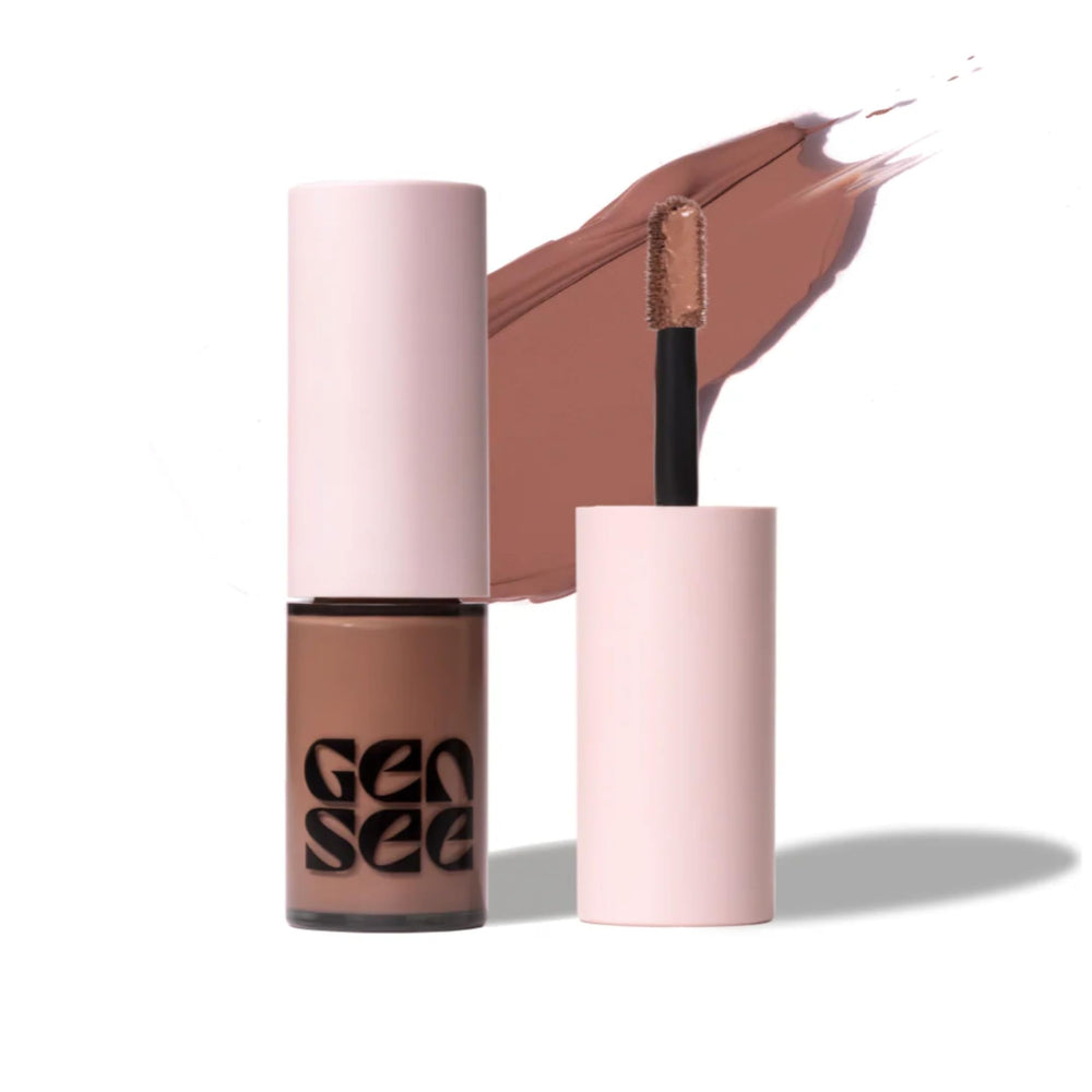 GEN SEE Shroom front packaging showing product and shade benefit of travel-ready design