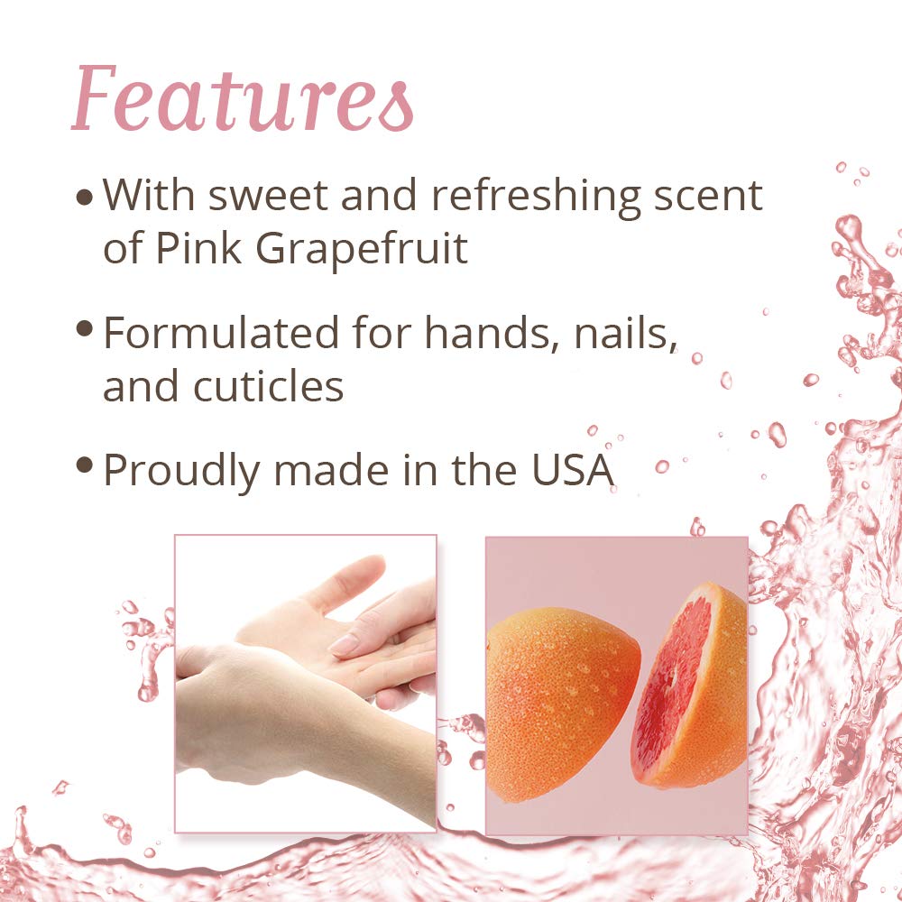 Gena Mani Spa lotion texture on palm showing lightweight, fast-absorbing hydration