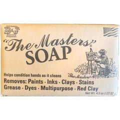 GENERAL'S Masters Hand Soap front packaging shows compact cleaning benefit