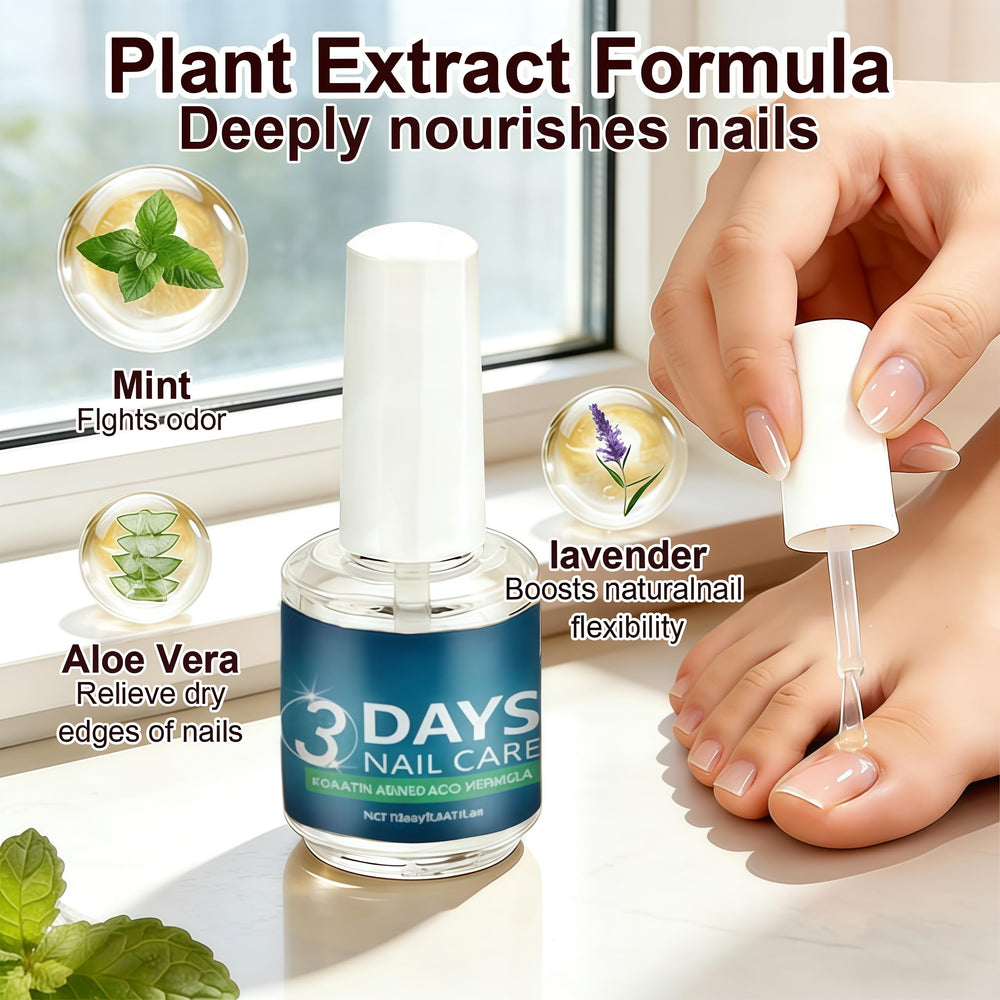 Generic 3 Days Nail Care Oil travel-size in purse highlighting portability for on-the-go care
