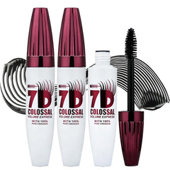 Generic 7D mascara front packaging showing product and bold finish