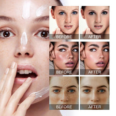 Generic hand applying cream to face demonstrating targeted spot treatment benefit