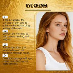 Generic applying a patch under eye demonstrating quick at-home refresh