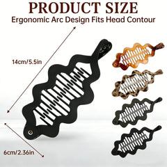 Generic black clip profile emphasizing smooth hinge for comfortable wear