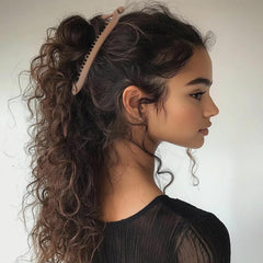 Generic clip side profile highlighting curved shape for added lift