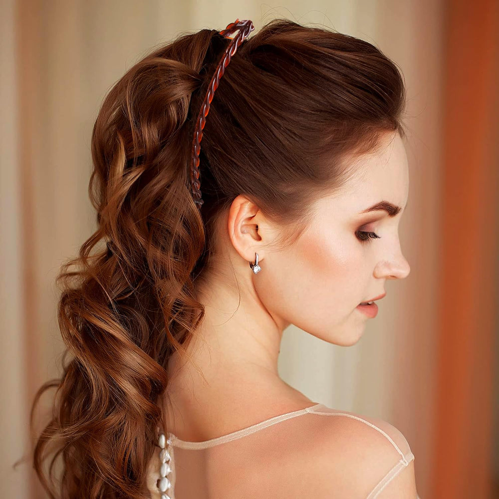 Generic lifestyle shot wearing clip with vintage outfit for retro vibe