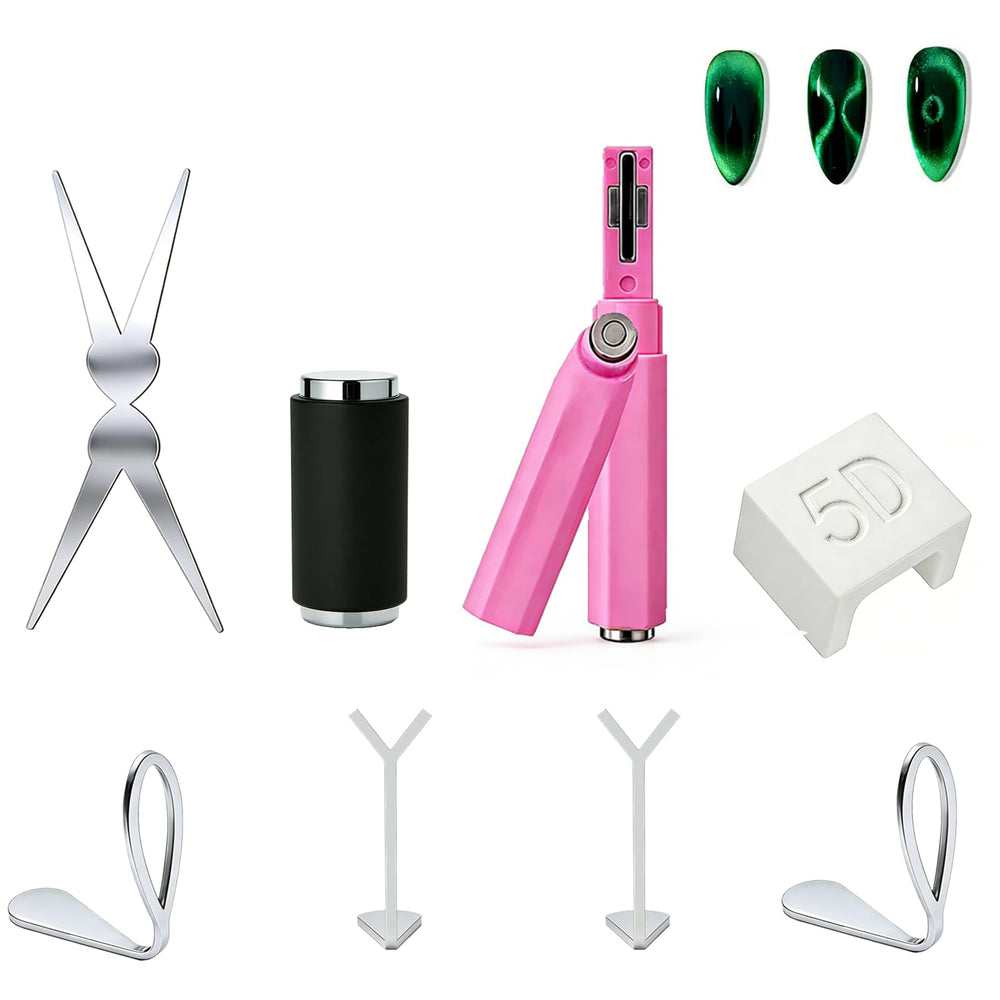 Generic front view of magnet set showing shapes and quick effect benefit